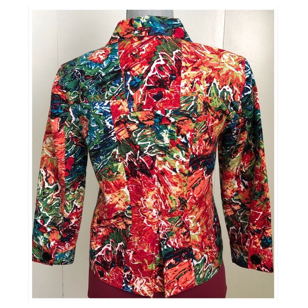 Chico’s silk/cotton blend shirt/jacket - Picture 6 of 8